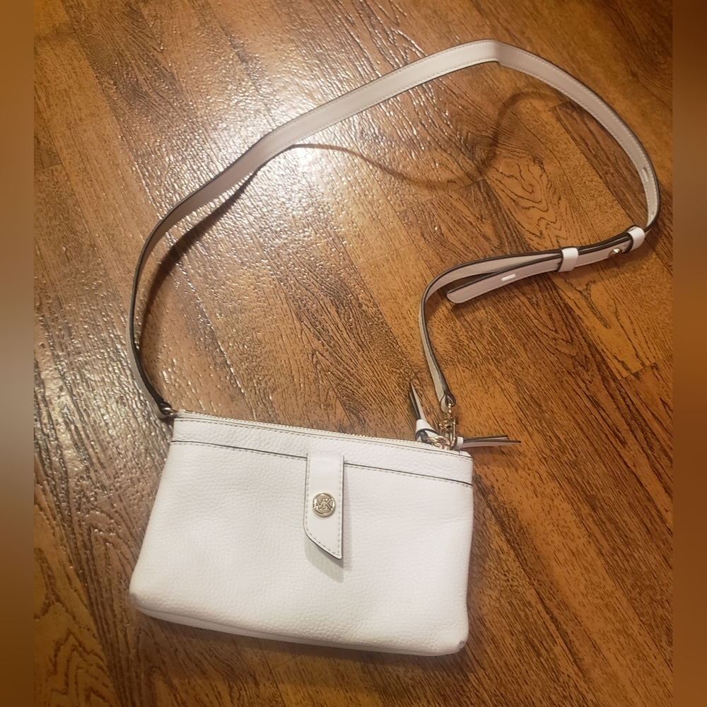 Michael Kors White Crossbody Bag
